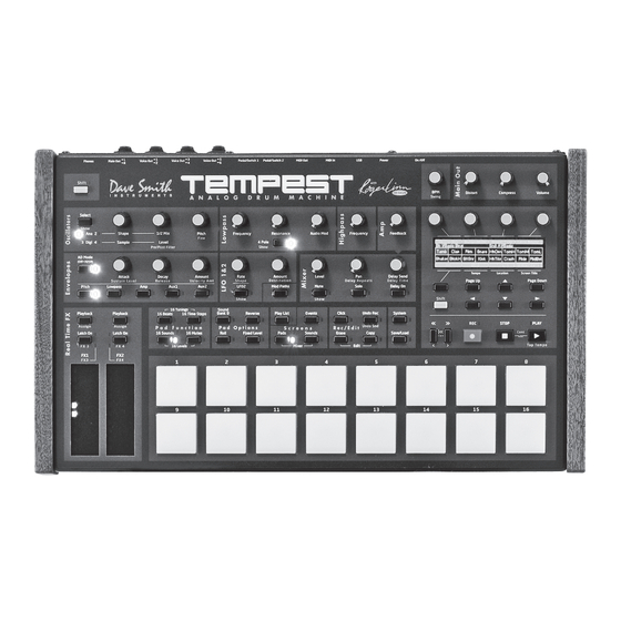 Dave Smith Instruments Temptest Operation Manual