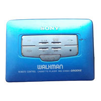 Sony Walkman WM-EX660 Service Manual