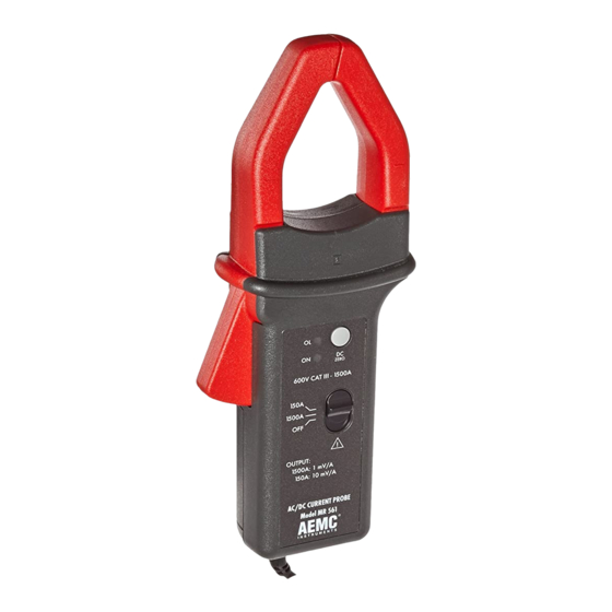 AEMC MR561 User Manual