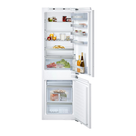 Siemens KI V Series Built-in fridge Manuals