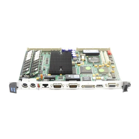 User Manuals: Xycom XVME-653 VMEbus Processor Module