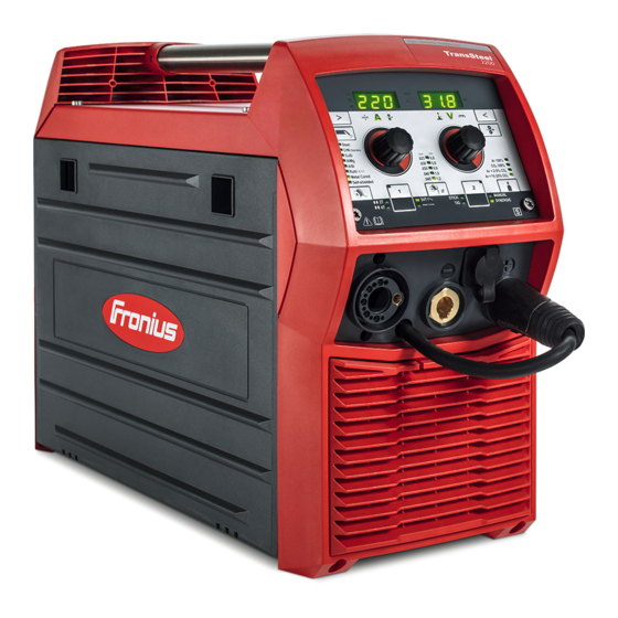 Fronius TransSteel 2200 Service Manual