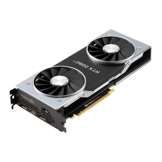 Nvidia GeForce RTX 2080 Ti User Manual