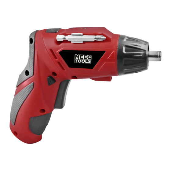 Meec tools 016876 Operating Instructions Manual