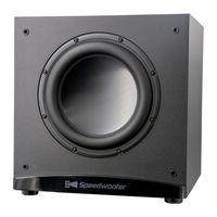 RSL Speedwoofer 10SMKII Owner's Manual