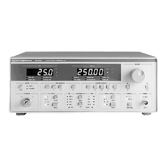 ILX Lightwave LDC-3700B Series User Manual