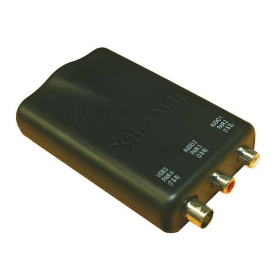 Intelix AvoCat AVO-V1A2 Installation Manual