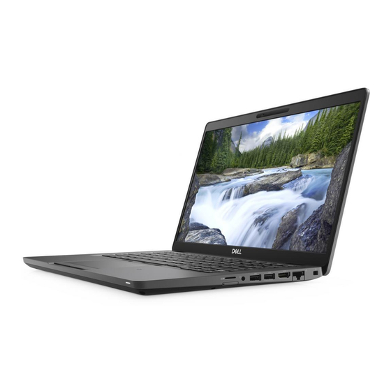 Dell Latitude 5401 Setup And Specifications Manual