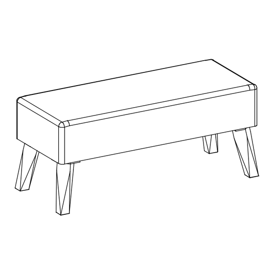 Whittier Wood Furniture Catalina 3390SAN Assembly Instructions