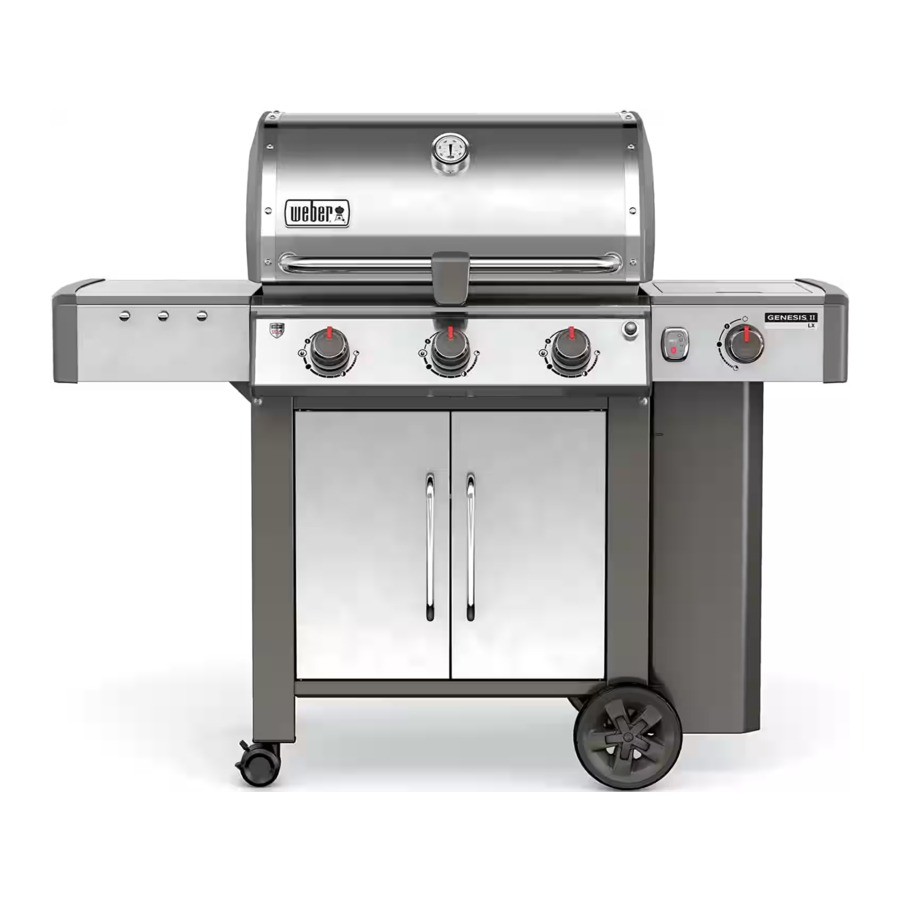 Weber Genesis II LX, S-340 GBS, S-640 GBS Manual
