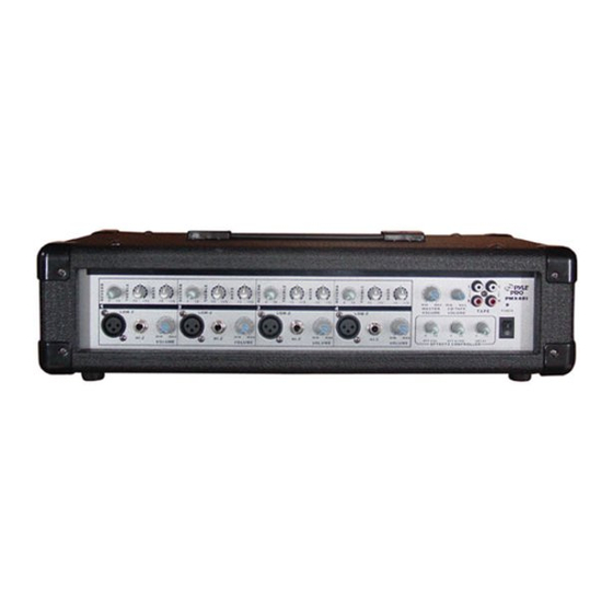 Pyle Pro PMX401 Manual