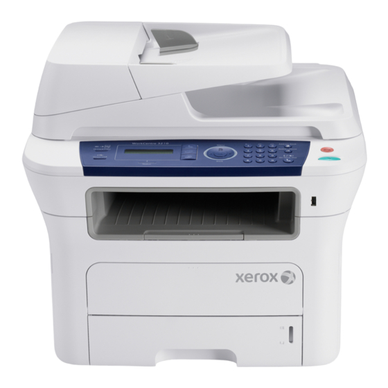 Xerox WorkCentre 3210 Specifications