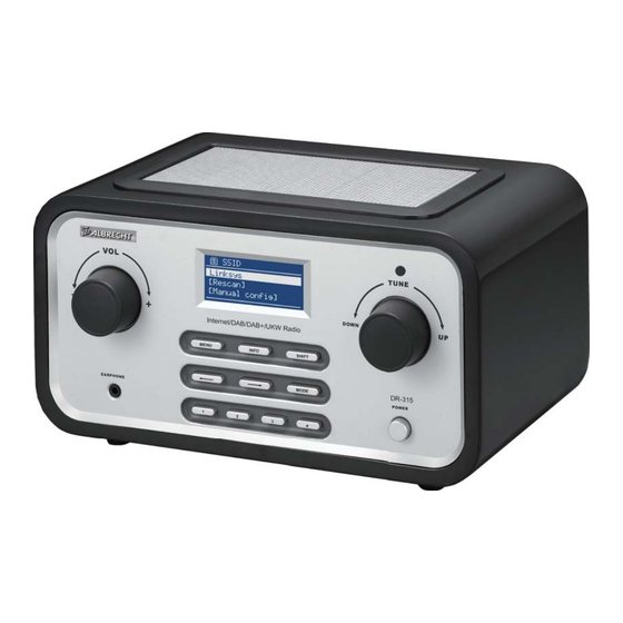 Albrecht DR315 User Manual