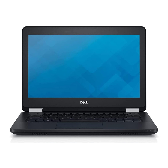 Dell latitude e5270 Owner's Manual