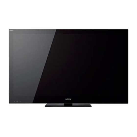 Sony 40NX800 Operating Instructions Manual