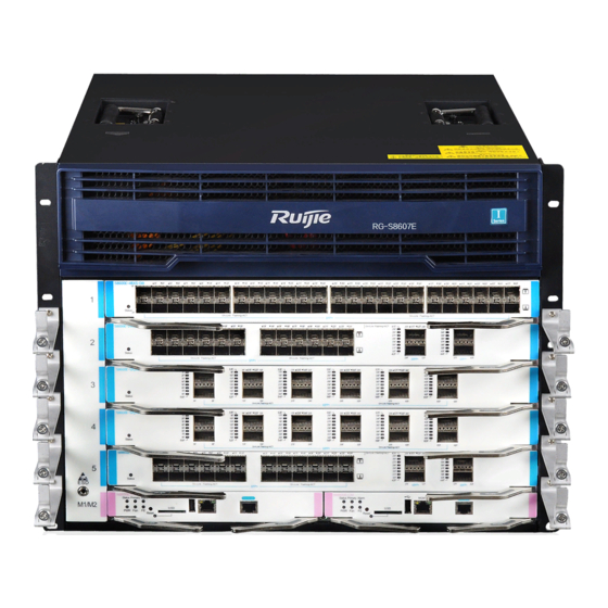 RUIJIE RG-S8600E SERIES QUICK INSTALLAION MANUAL Pdf Download | ManualsLib