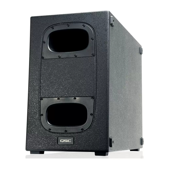 QSC KS112 User Manual