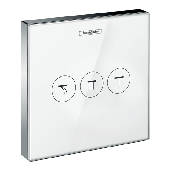 Hans Grohe ShowerSelect 15736400 Instructions For Use/Assembly Instructions