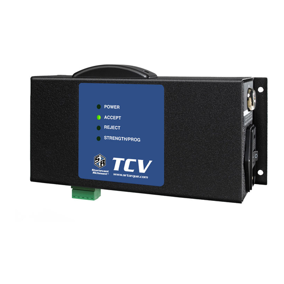 Sturtevant Richmont TCV Quick Start Card