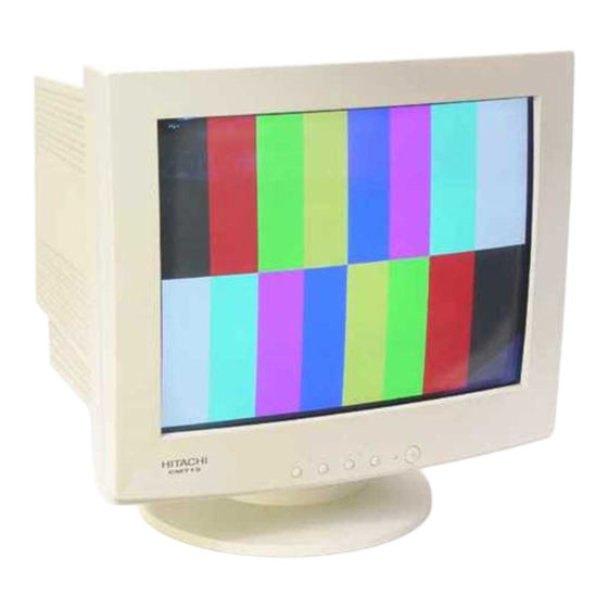 Hitachi CM715U User Manual