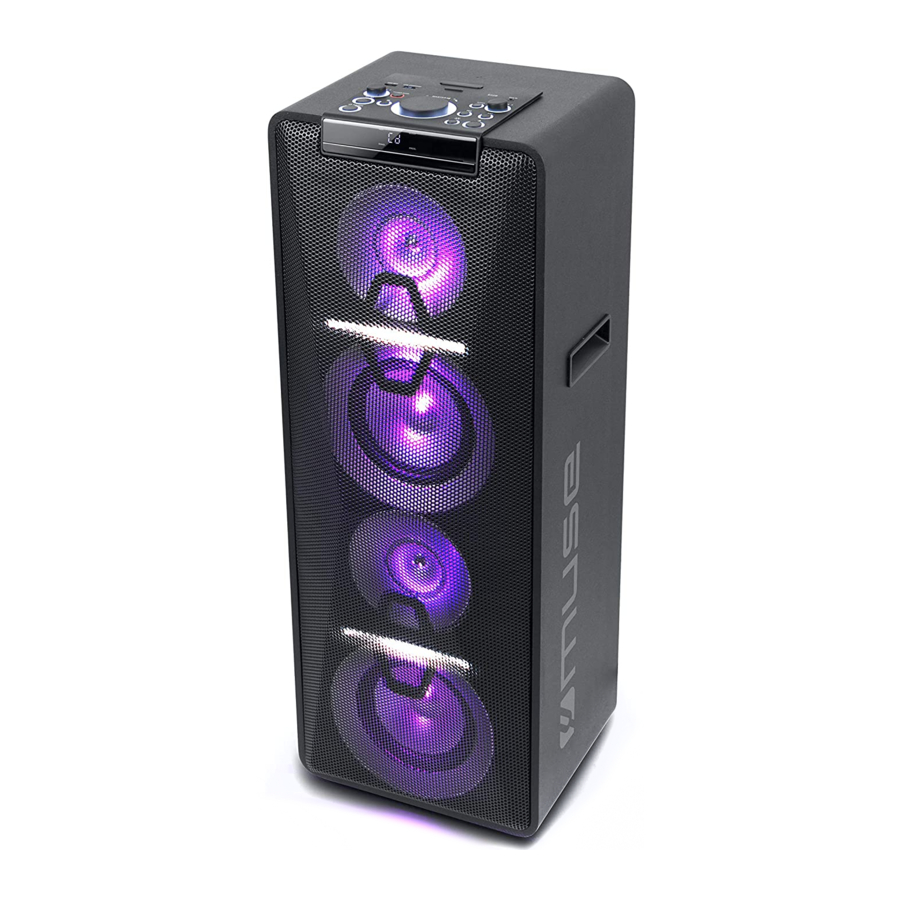 Muse M-1950 DJ - Bluetooth Speaker Manual