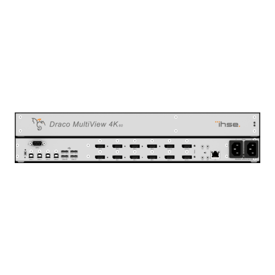 Ihse Draco MultiView 4K60 MV42 Series User Manual