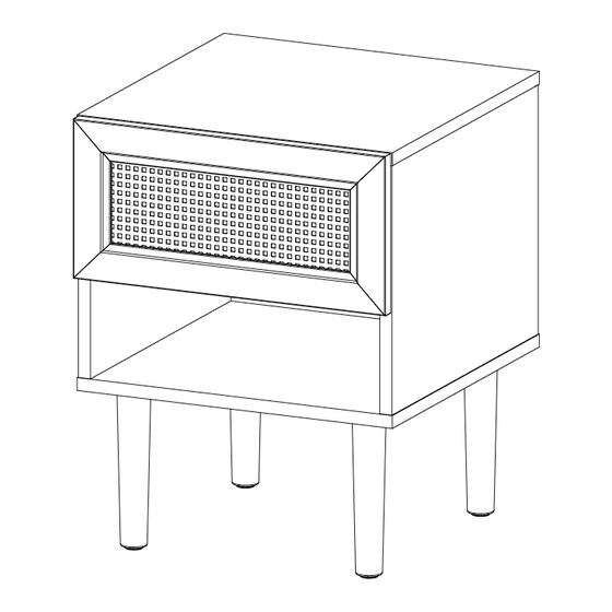 mopio HAYLEE SIDE TABLE Assembly Instructions Manual