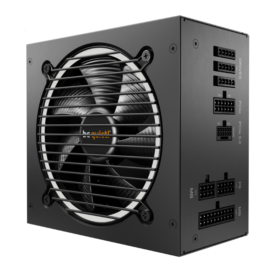 BE QUIET! PURE POWER 12 M - Power Supply Manual