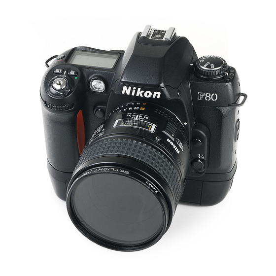 NIKON F80 INSTRUCTION MANUAL Pdf Download | ManualsLib