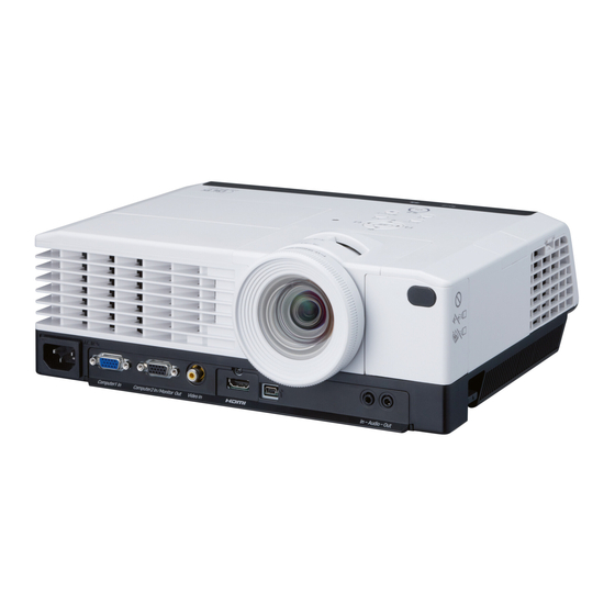 Ricoh PJ X3340N Operating Instructions Manual