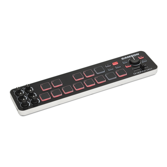 Samson Graphite MD13 Quick Start Manual