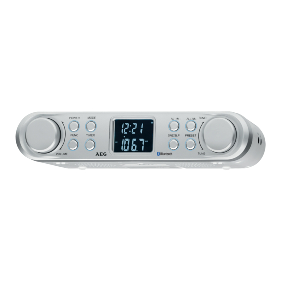 AEG KRC 4350 BT Manuals