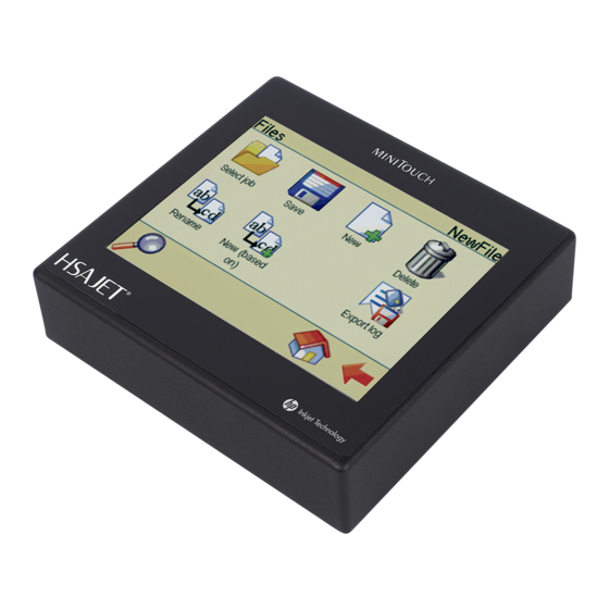 HSAJET MiniTouch MTHP4 Installation Manual