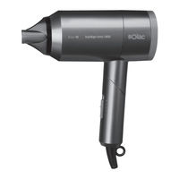 SOLAC Hair&Go Ionic 1800 Instructions For Use Manual