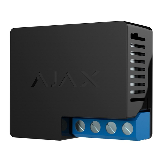 AJAX Systems Relay Manuals