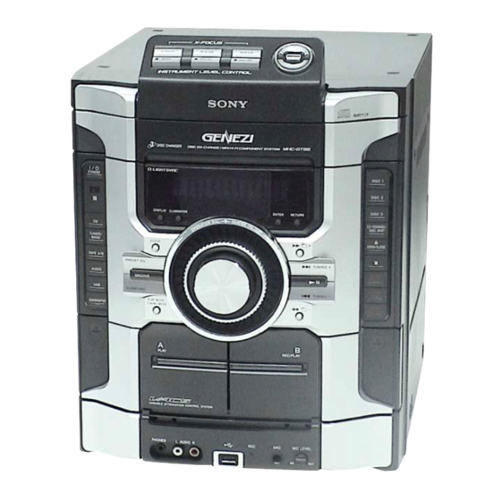 Sony HCD-GT22 Schematic Diagram