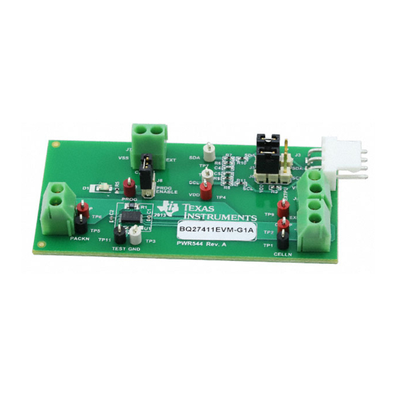Texas Instruments BQ27411EVM-G1C User Manual