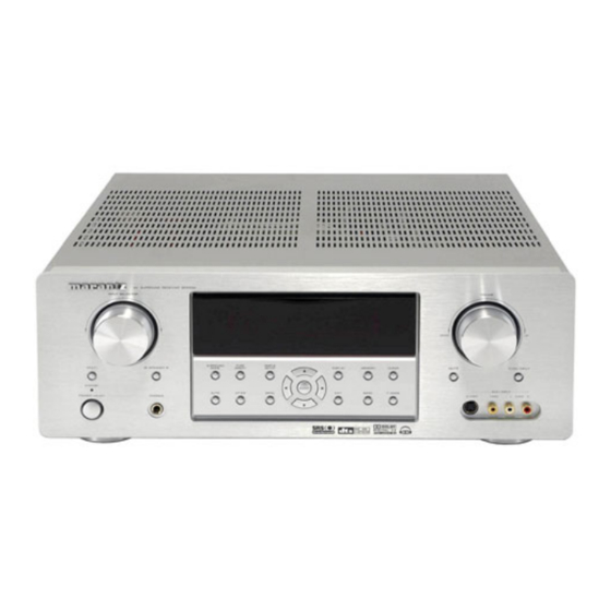Marantz SR5500 Specification Sheet