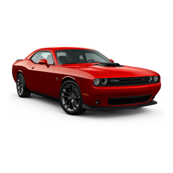 Dodge Challenger 2021 Quick Start Manual