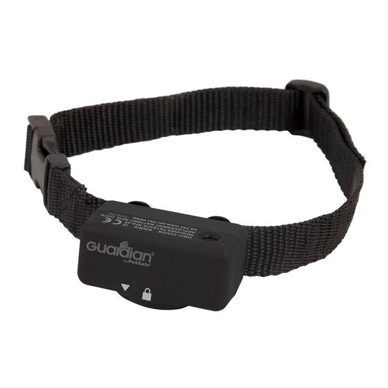 Petsafe Guardian anti-bark collar Operating Manual