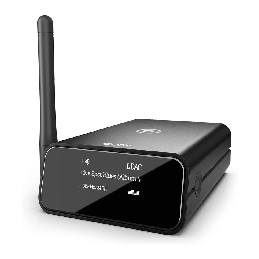 Auris bluMe Pro - HiFi Bluetooth 5.0 Music Receiver Quick Start
