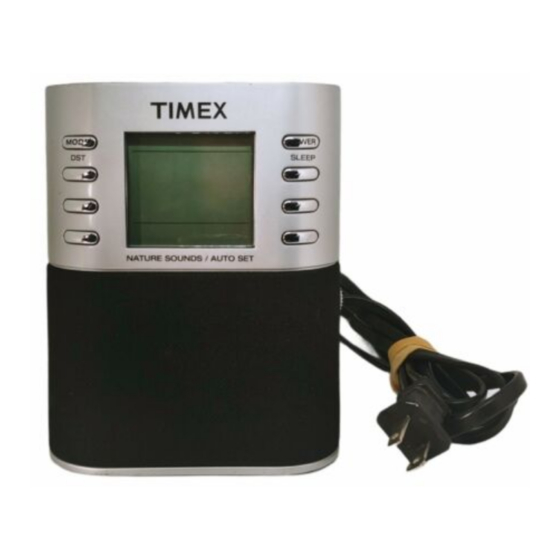 Timex T307 Clock Radio with MP3 Manual