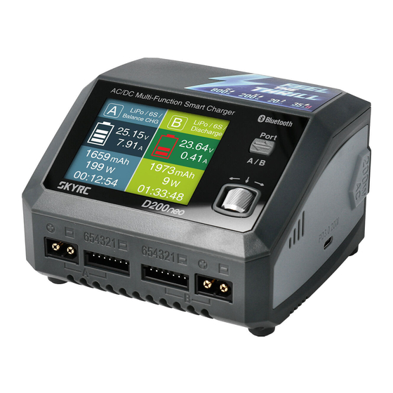 Skyrc D200neo Instruction Manual