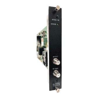 Blonder tongue NXG-NTSC16 User Manual
