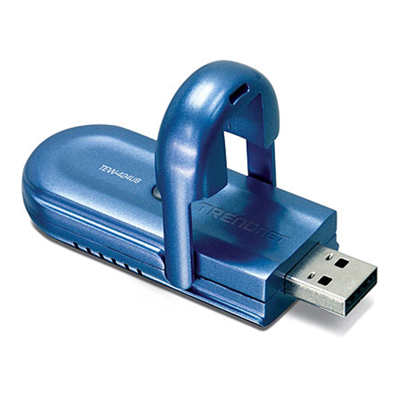 TRENDnet TEW-424UBK Quick Installation Manual