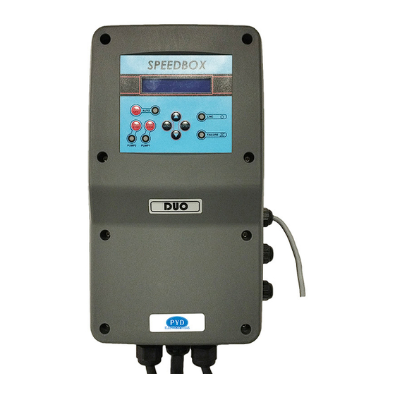 PYD Electrobombas SPEEDBOX DUO Series Operating And Maintenance Manual