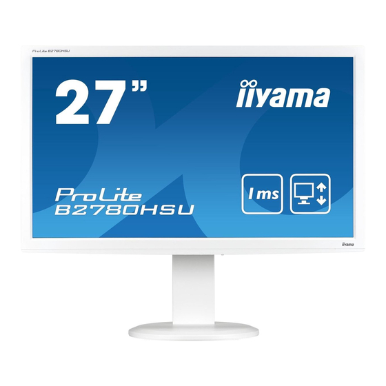 Iiyama ProLite XB2780HSU User Manual
