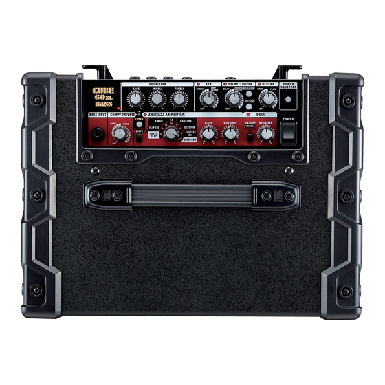 Roland CUBE 60XL BASS Manuals