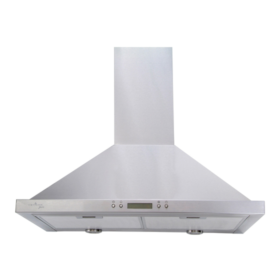 User Manuals: Venmar VJ504302SS Chimney Range Hood