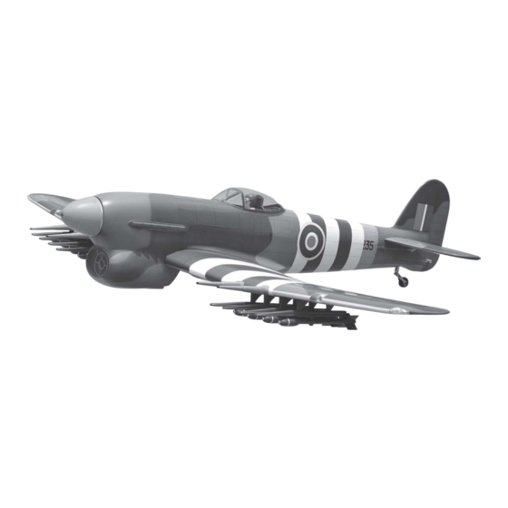 Black Horse Model HAWKER TYPHOON MK1B Instruction Manual Book
